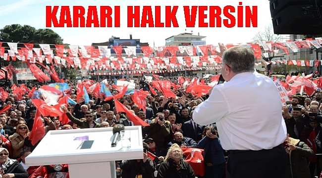 Şahin Ünye'de konuştu
