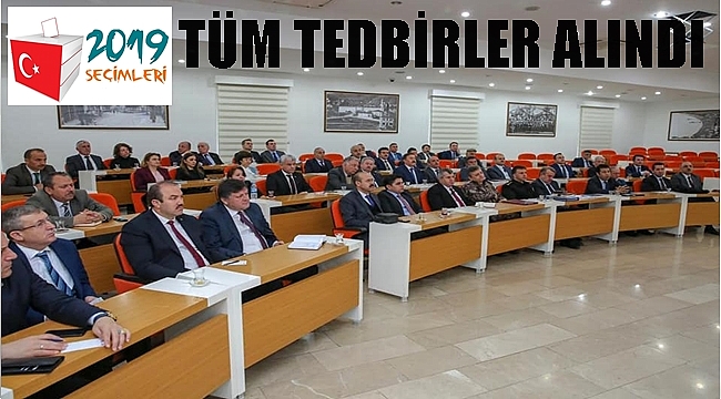 Seçim günü için tedbirler alındı