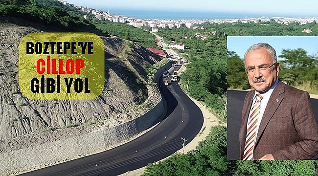 Boztepe'nin cazibesi artırılıyor