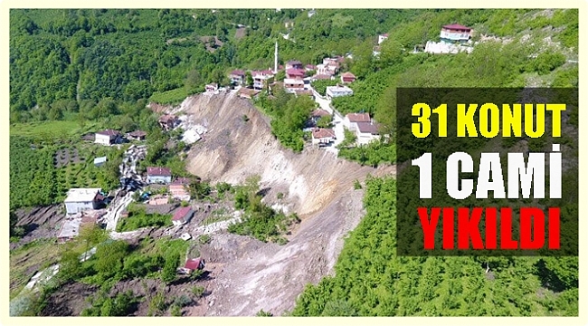 Heyelan bölgesinde yaralar sarılıyor