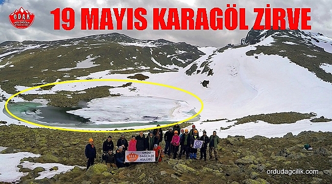Karagöl&#039;ün buzulları henüz çözülmemiş