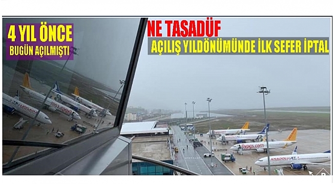 Ordu Giresun Havalimanı 4 yıl önce bugün hizmete açılmıştı