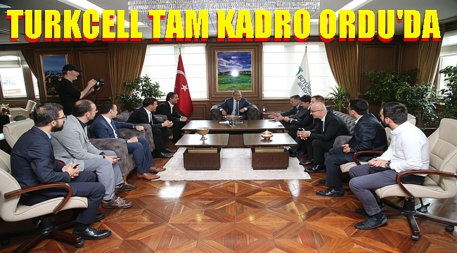 Turkcell üst düzey  yönetiminden Başkan Güler'e hayırlı olsun ziyareti