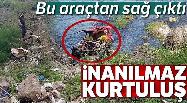 Bu otomobilden sağ çıktı