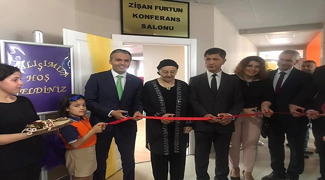 Hayırsever Zişan Furtun konferans salonu yaptırdı