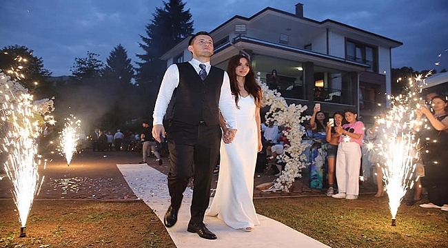 Yiğit ile Samira evlendi