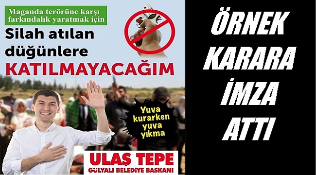 Başkan Tepe, maganda terörüne dikkat çekti