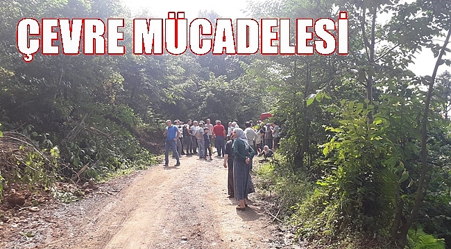 Köylüler tepki gösterdi