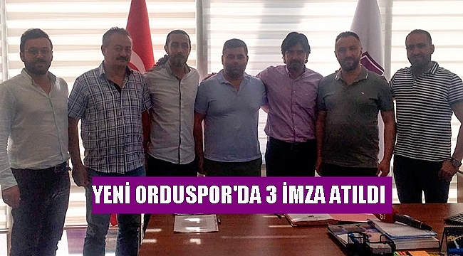 YENİ ORDUSPOR&#039;DA CÜNEYT HOCA İMZAYI ATTI