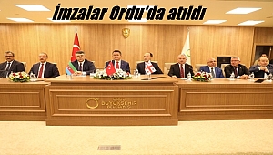 Fındık Alanında Stratejik İşbriliği Deklarasyonu Ordu'da imzalandı