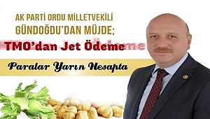 Gündoğdu açıkladı; TMO ödemelere başlıyor