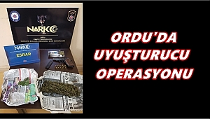 Ordu'da 5 kişi uyuşturucudan tutuklandı