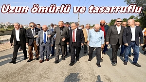 Ordu'da silindirle sıkıştırılmış beton yol uygulaması başlatıldı