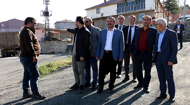 Akkuş&#039;ta sıcak asfalt çalışması sürüyor