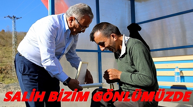 Başkan Güler Salih&#039;i çikolatayla ziyaret etti