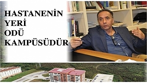 Kent Konseyi Başkanı Aydın: Hastanenin yeri üniversite kampüsdür