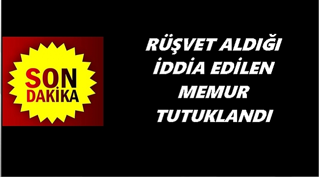 Ordu'da rüşvet aldığı iddia edilen memur tutuklandı
