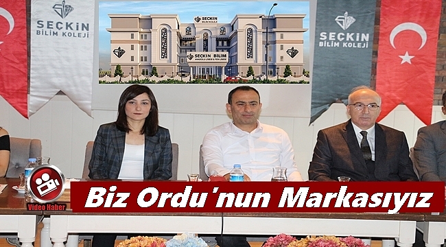 Şahin; Seçkin Bilim Koleji Ordu'nun Markasıdır