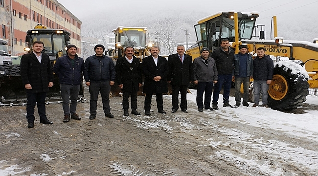 Akkuş Belediyesi kar için alarm verdi