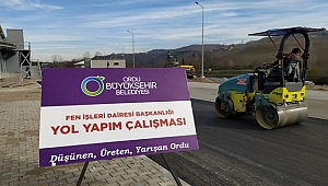 Ordu Büyükşehir çalışıyor
