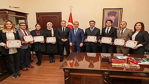 Ordu'da öğretmenler ödüllendirildi
