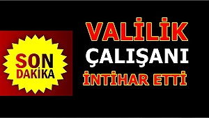 Ordu Valiliği Personeli İntihar Etti