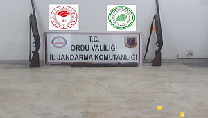 Ordu'da 4 kaçak avcı yakalandı