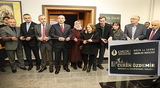 Ceren Özdemir'in adı ODÜ'de yaşayacak