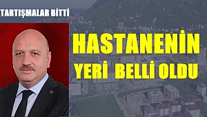 Gündoğdu hastanenin yerini açıkladı