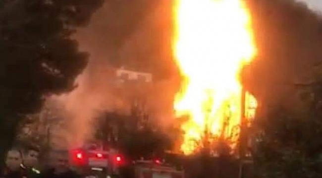 Ordu Valiliği açıkladı ; Doğalgaz yangınının nedeni heyelan