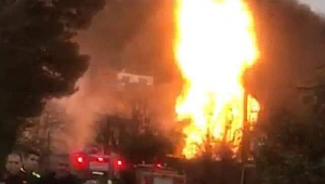 Ordu Valiliği açıkladı ; Doğalgaz yangınının nedeni heyelan