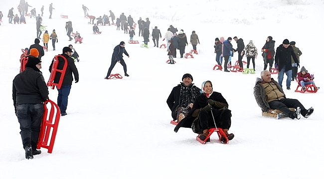 Argan Yaylası doldu taştı