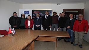 Emniyet Müdürü Doğu Ateş 19 Eylül Gazeteciler Derneği'ni Ziyaret Etti