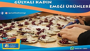 Gülyalı'da kadınlar üretmeye başladı