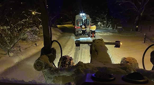 Karla mücadele ordusu görev başında