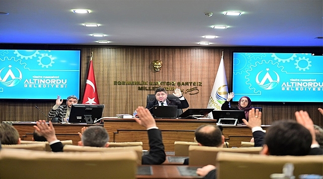 Tören: Altınordu&#039;nun yarınları için çalışıyoruz