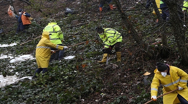 Atık Arıtma Tesisi Temizleniyor