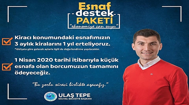 Gülyalı Belediyesi esnaf paketini uygulamaya koydu
