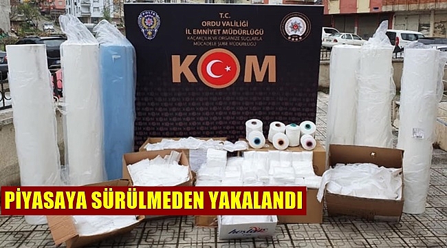 Ordu&#039;da sahte maskeciler yakalandı