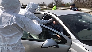 Ordu'ya  giriş ve çıkışlarında Koronavirüs kontrolü başladı