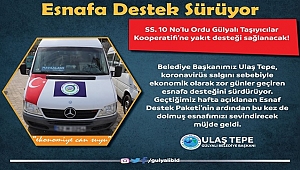 Şoför esnafına yakıt desteği