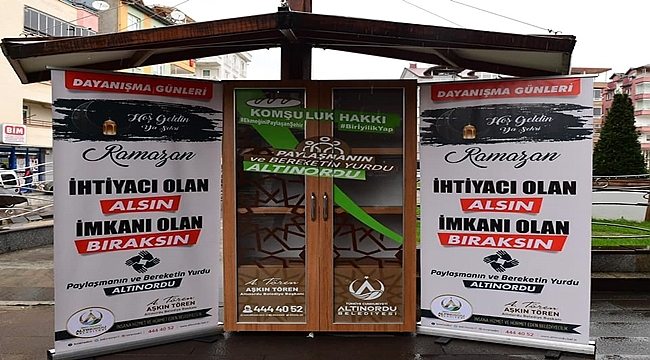 Altınordu Belediyesi&#039;nden örnek uygulama