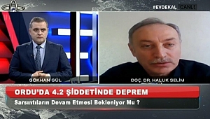 Deprem Uzmanından Ordu'daki depremle ilgili flaş açıklama