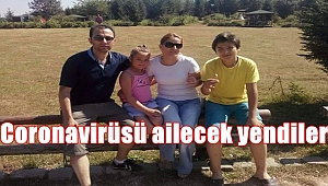Coronavirüsü yenen Kabacı ailesi çifte bayram sevinci yaşadı