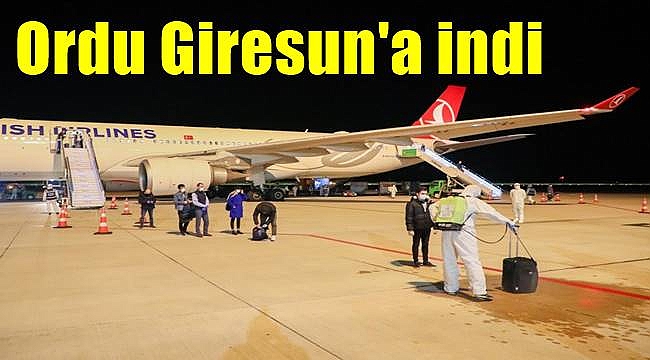 Ordu'da 14 gün karantinada kalacaklar