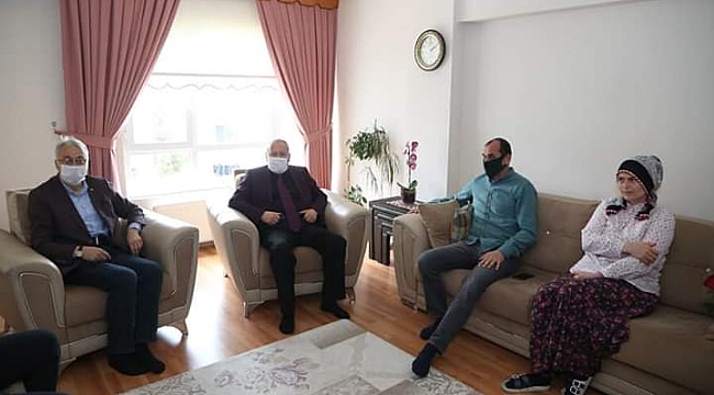 Büyükşehir şehit ailelerini yanlız bırakmadı