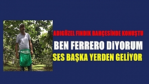 Milletvekili Adıgüzel fındık bahçesinden seslendi