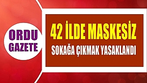 42 ilde maskesiz sokağa çıkmak yasaklandı