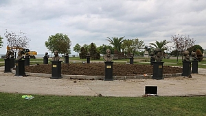 Büstler yeni yerine yerleştirildi