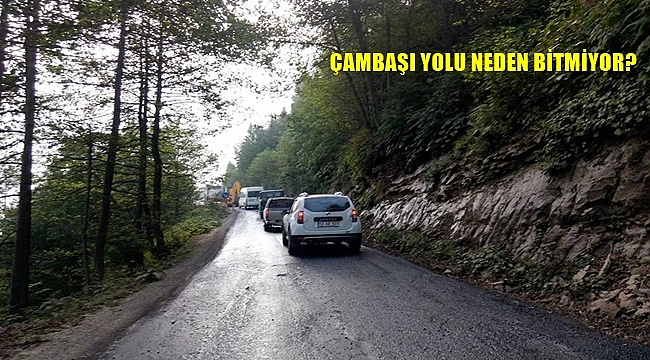 Çambaşı Yolu&#039;nda tehlikeli bölümlere öncelik verilecek